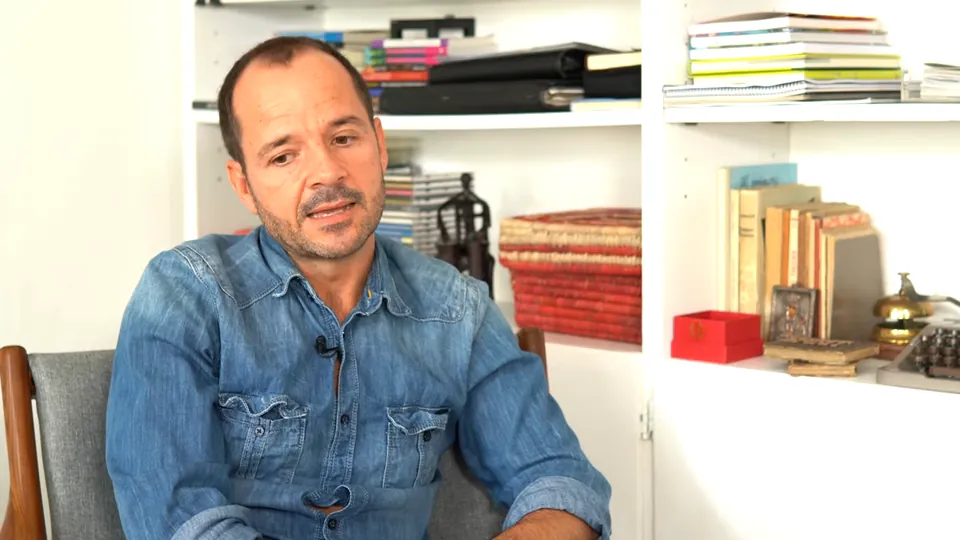 Ángel Martín durante la conversación con smdani