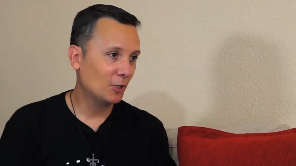 Daniel Pajuelo durante la conversación.