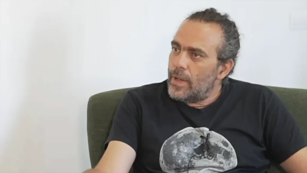 Germán Contreras durante la conversación.