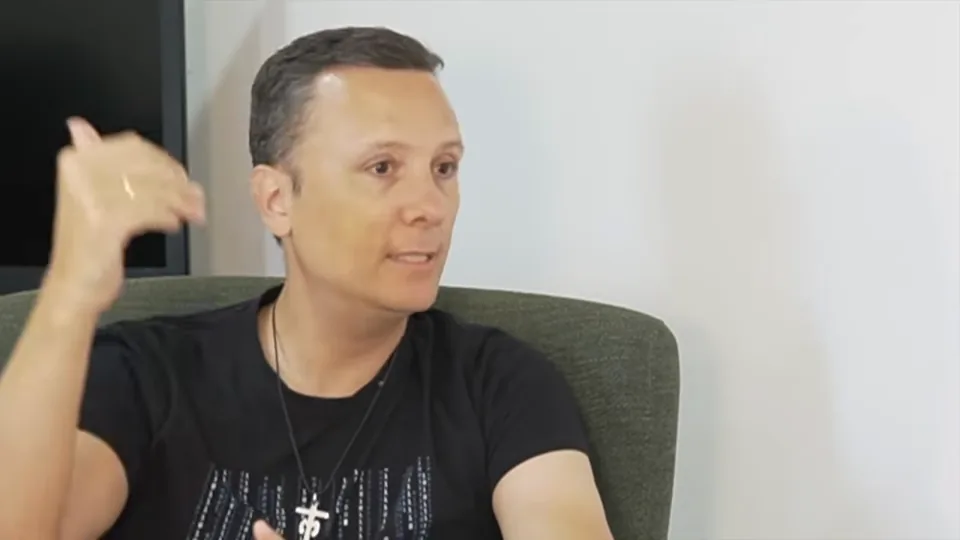 Daniel Pajuelo durante la conversación.