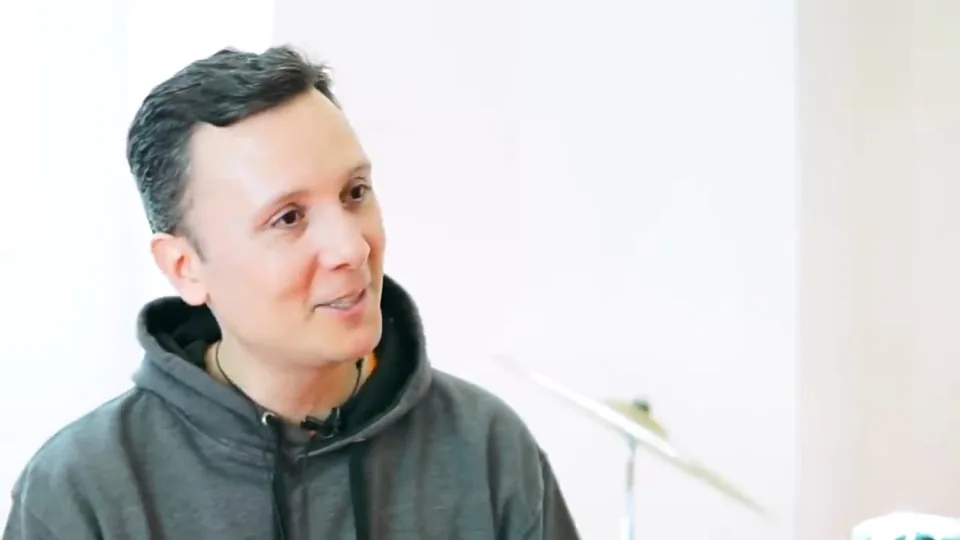 Daniel Pajuelo durante la conversación.