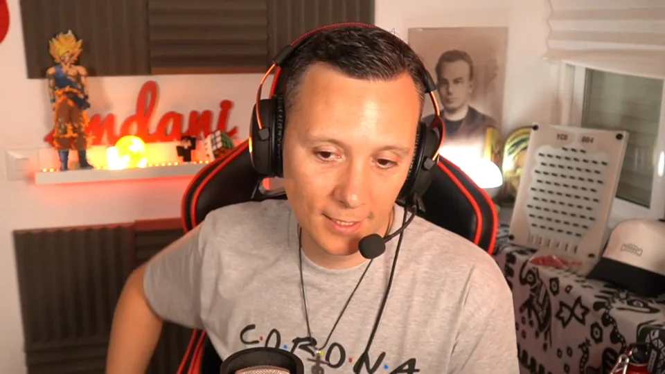 Daniel Pajuelo durante su conversación con Romuald Fons.